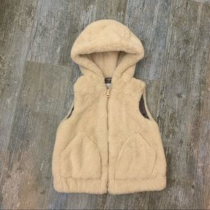 Zara faux fur vest. Like new!